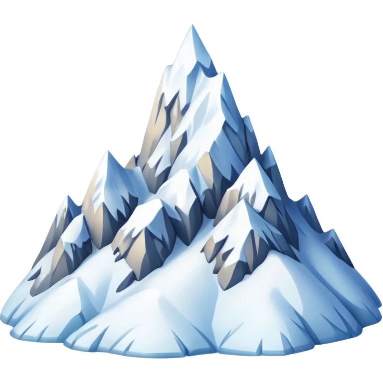 big snow mountain emoji