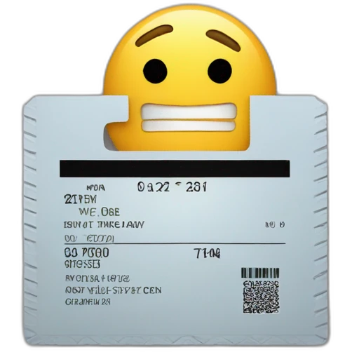 parking ticket emoji