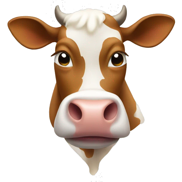 cow with udder side view emoji
