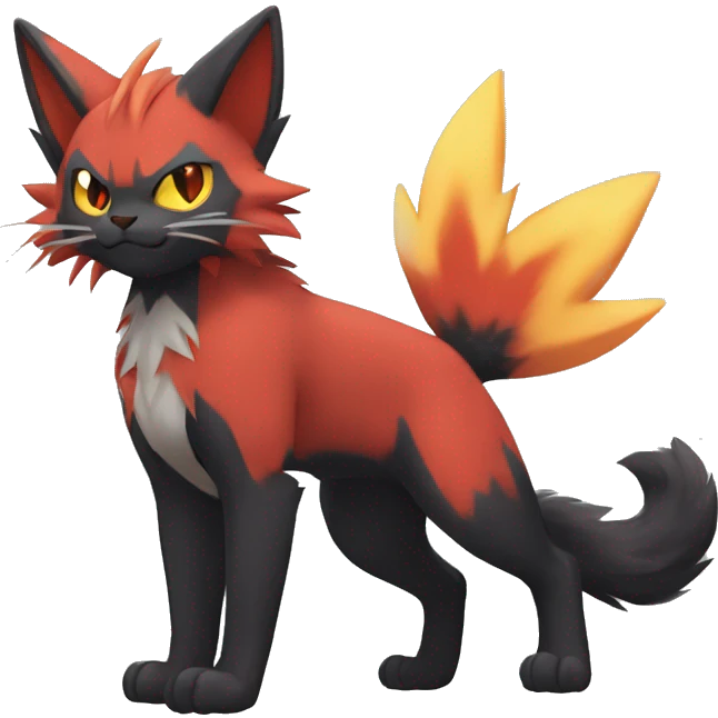 Torracat-Zoroark-Litten-Zoruabat-cat full body emoji
