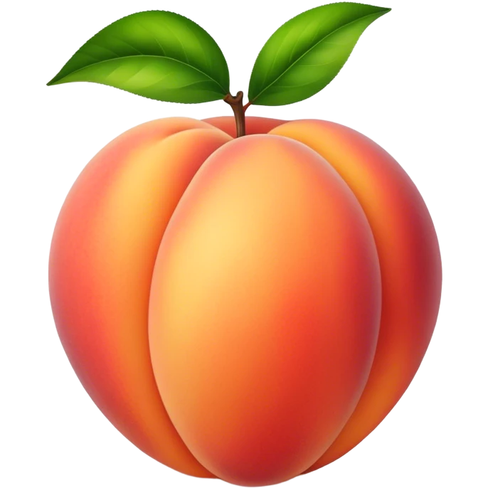 Peach emoji