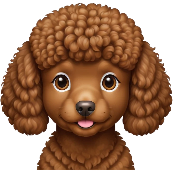 Brown pooodle emoji