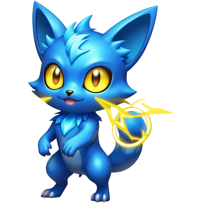  Shiny Sparkly Cool Epic Shinx-Fakémon-creature emoji