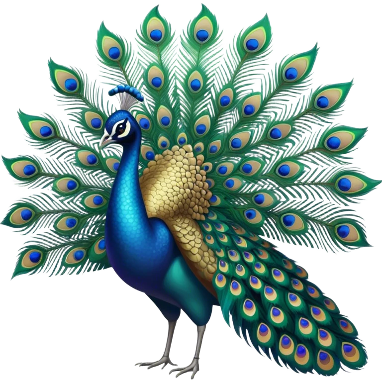 The Peacock emoji