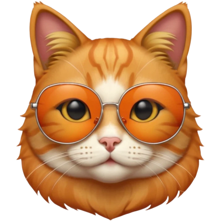 Cat wearing sunglasses emoji
