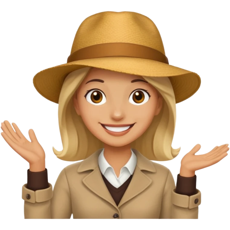 emoji tilting hat emoji
