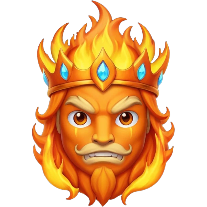 flame king emoji