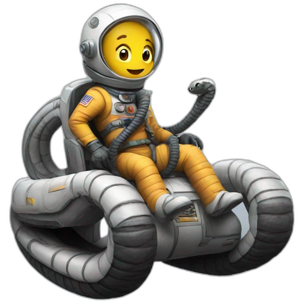 Space adventure Cobra emoji