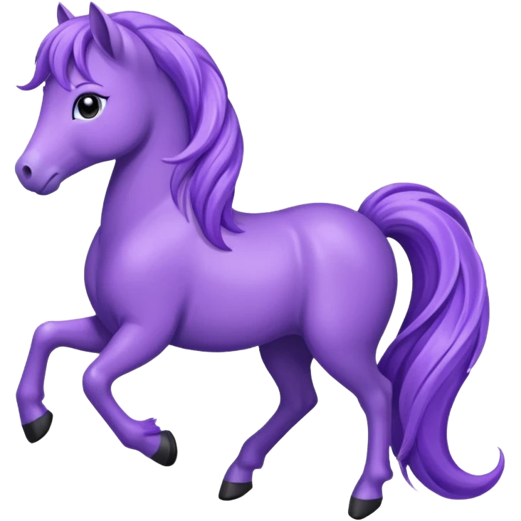 Purple pony emoji