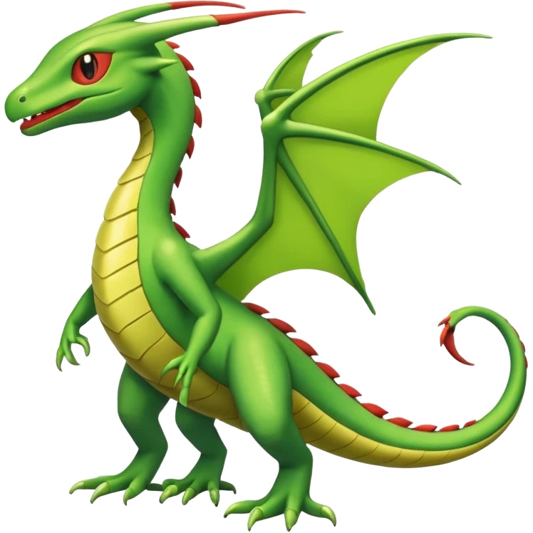 Helioptile-Flygon-Grovyle-fusion (full body) emoji