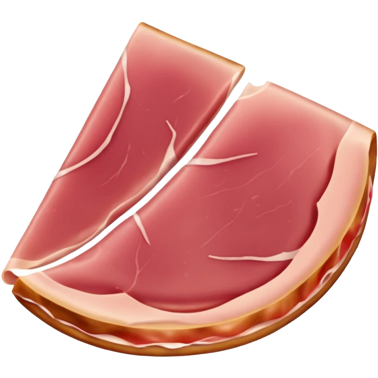 Prosciutto slice emoji