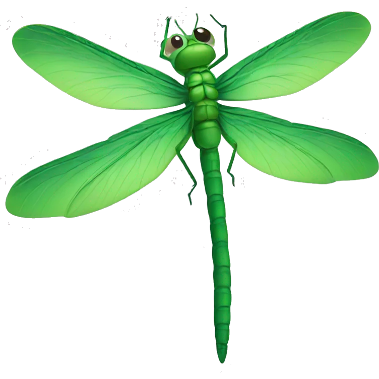 Green dragonfly emoji