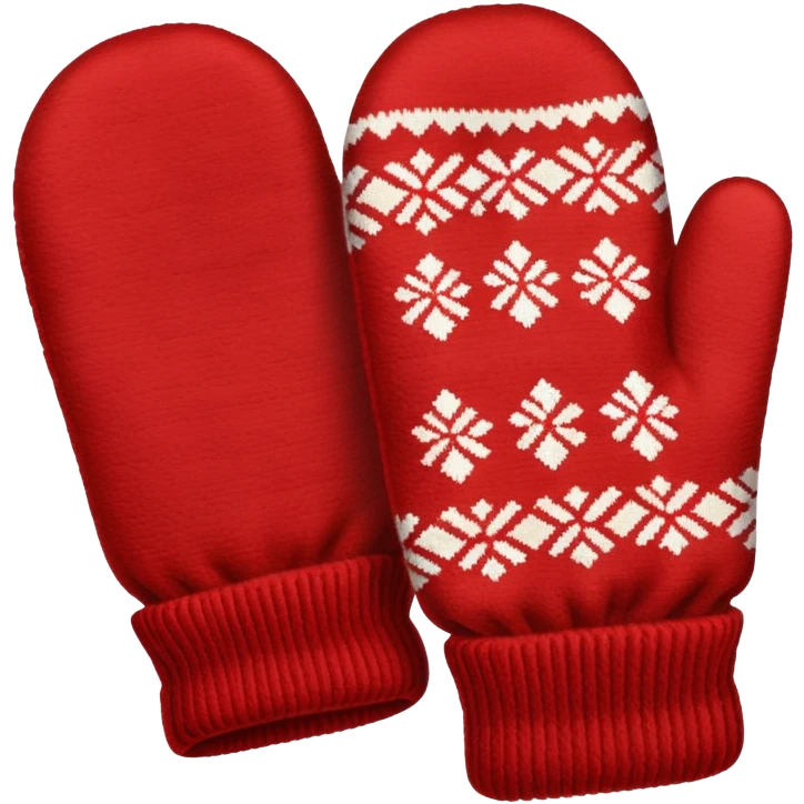 warm winter mittens glove emoji