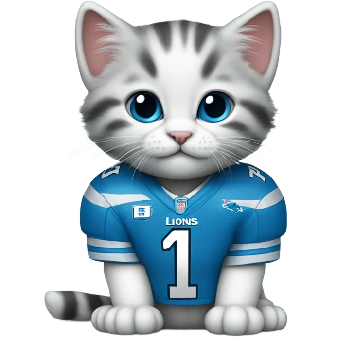 Kitty detroit lion emoji