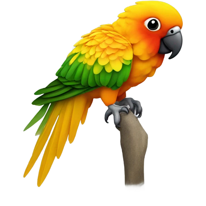 Sun conure emoji