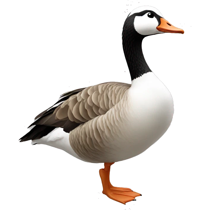 Goose wearing a Christmas outfit  emoji