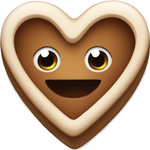Heart that look like a coffee  emoji