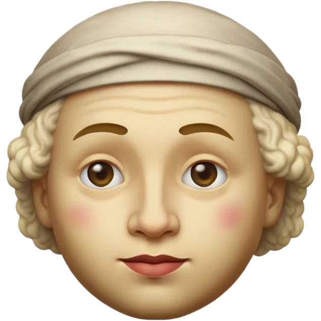 Cinematic Realistic Rembrandt Pop Culture Emoji, depicted with dramatic chiaroscuro reminiscent of the master, rendered with lifelike detail and moody historic lighting. emoji