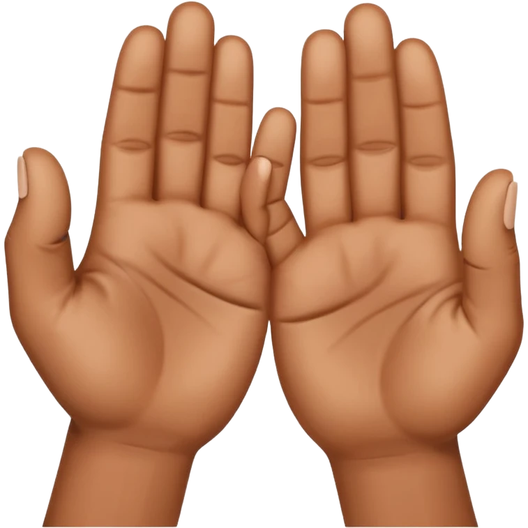 Des mains qui fait le numéro 40 avec c’est doigts  emoji