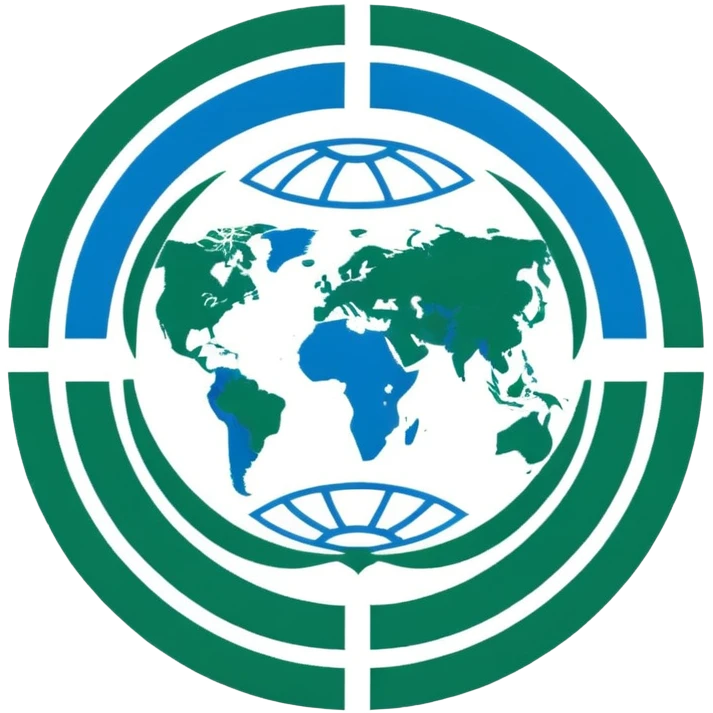 model united nations logo blue and green emoji