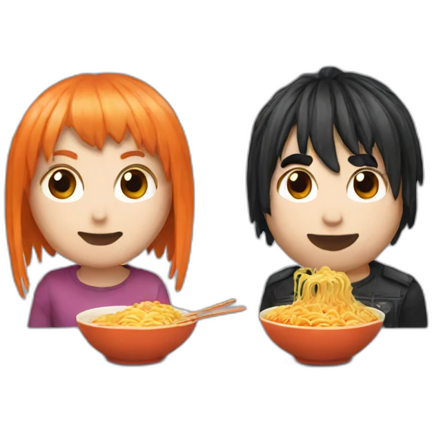 Paramore and ramen emoji