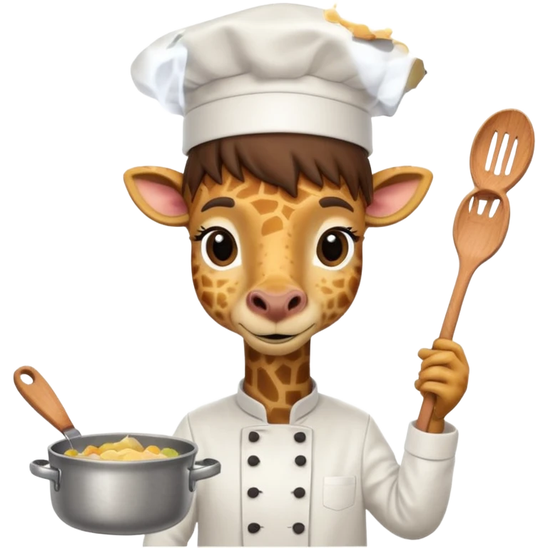 chef giraffe emoji