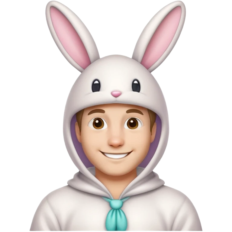 Ben in easter bunny costume emoji