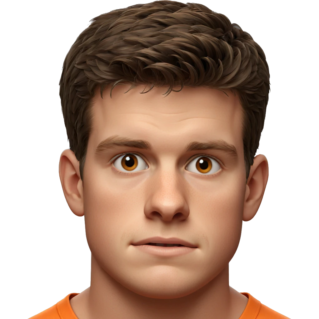 portrait of boy in orange shirt emoji