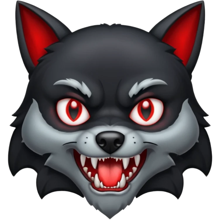 vampire dog emoji