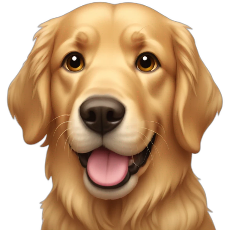 Golden retriewer emoji
