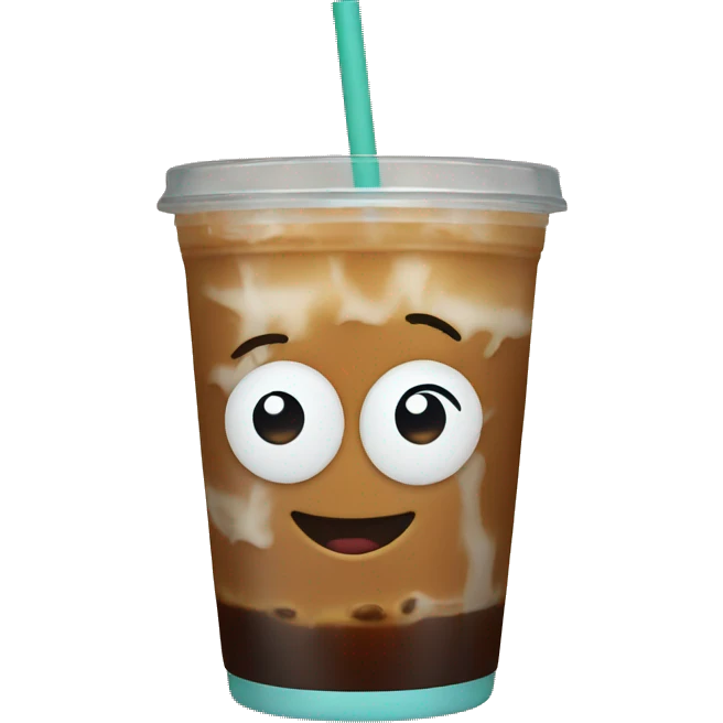 Iced coffee  emoji
