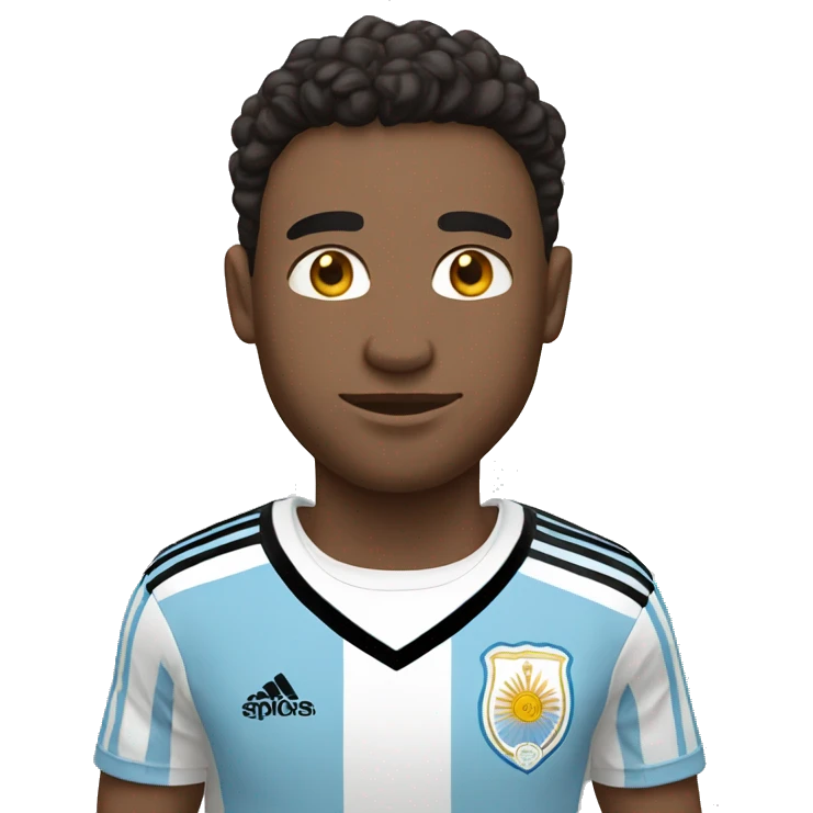 charisar with an argentina jersey emoji