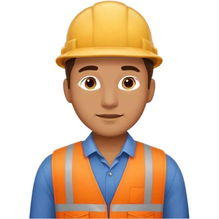 man character in work clothes emoji