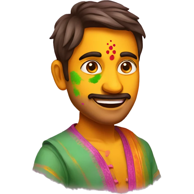 holi gulaal emoji