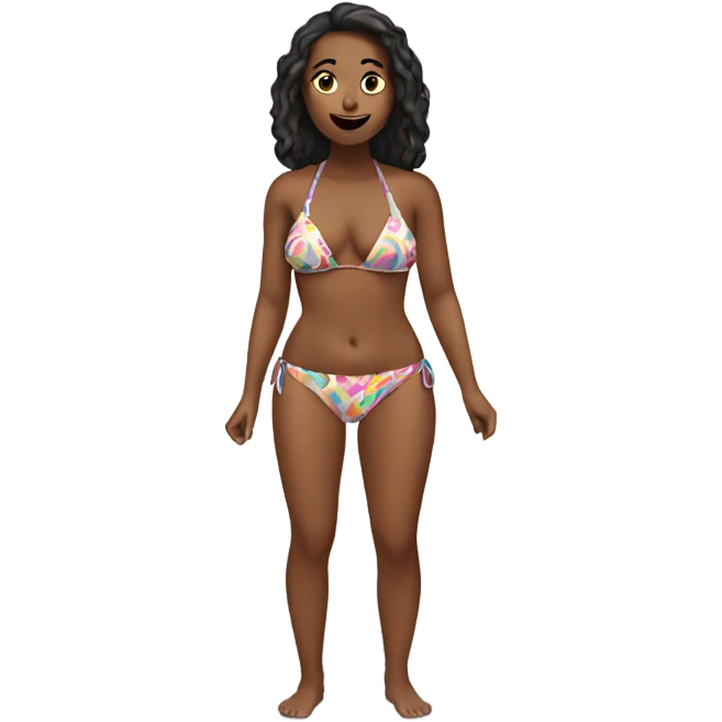 woman in bikini emoji