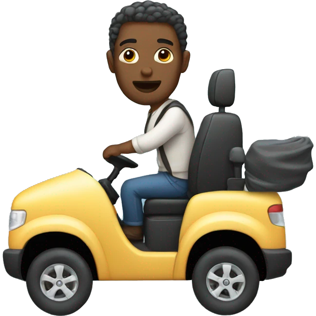 man driving car  emoji
