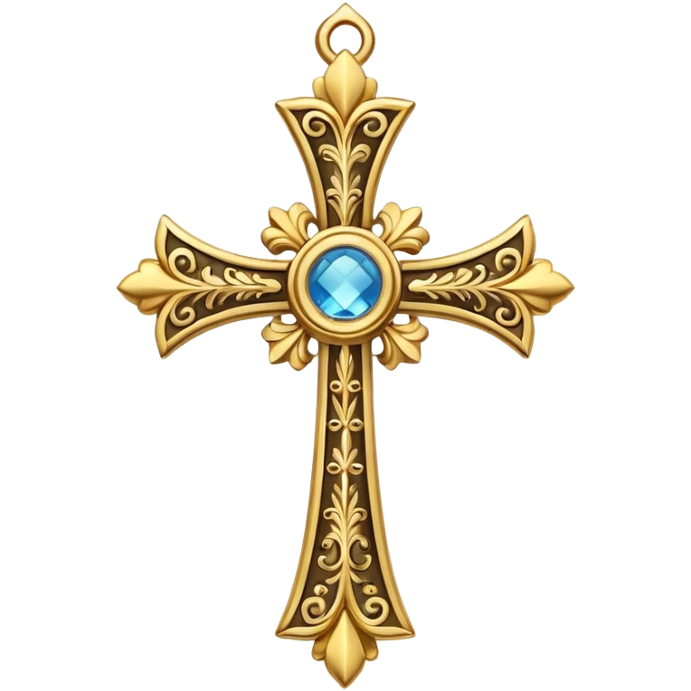 Chrome Hearts Gold Cross emoji