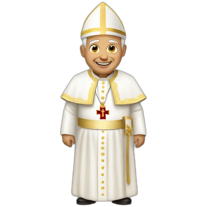 The pope emoji