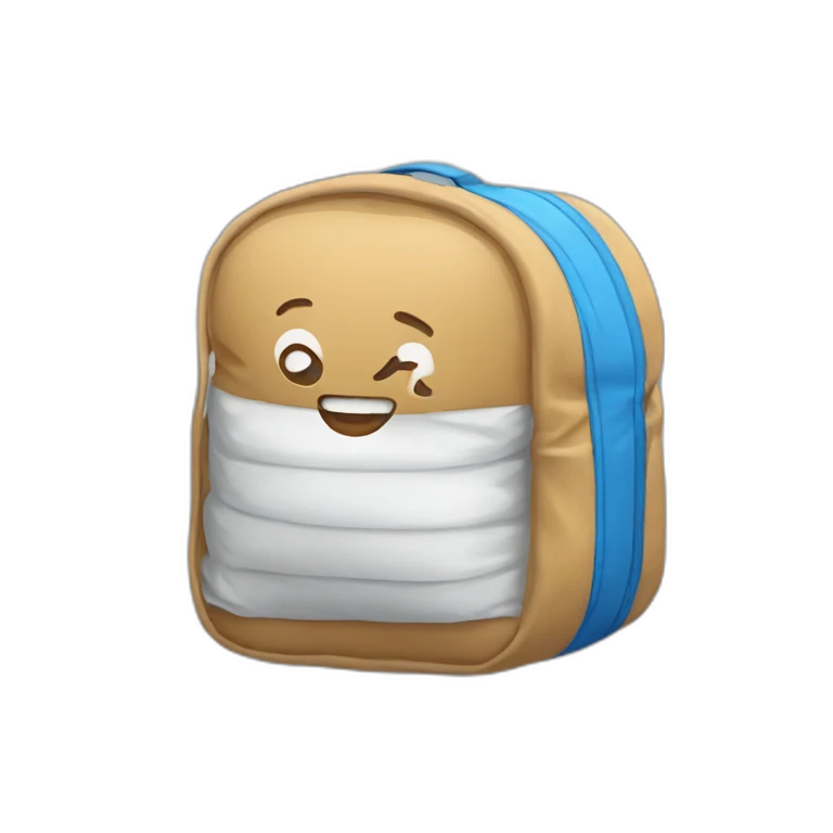 sac de compression emoji