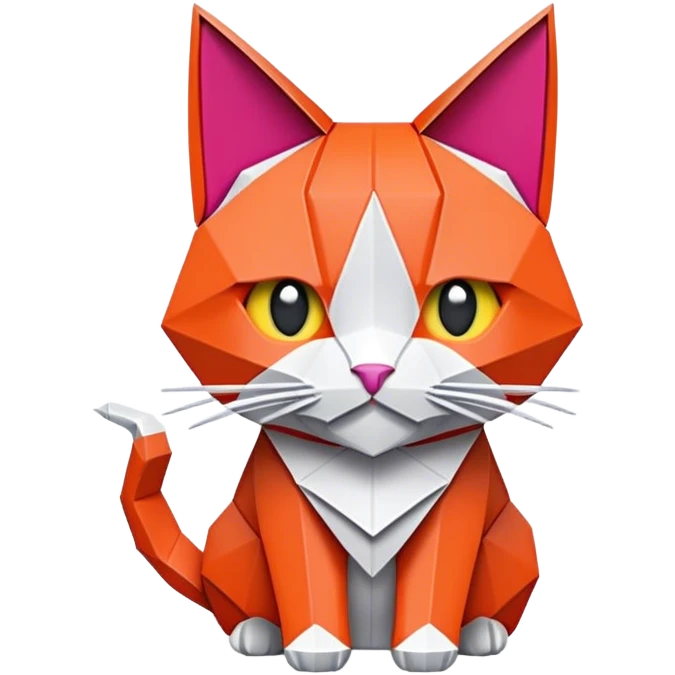 cat origami emoji