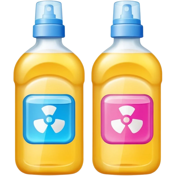 2 Bottles for Cleaning emoji