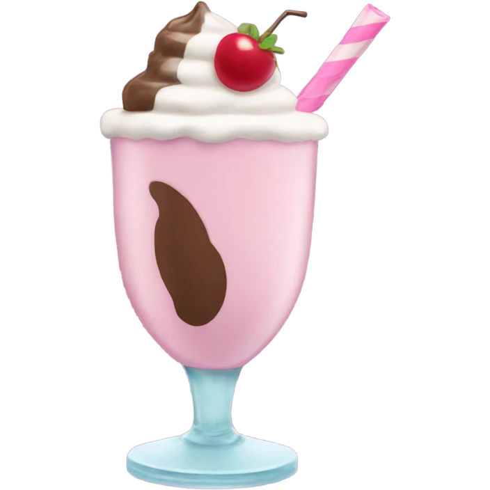 neapolitan milkshake emoji