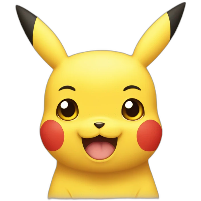 Pikachu face emoji