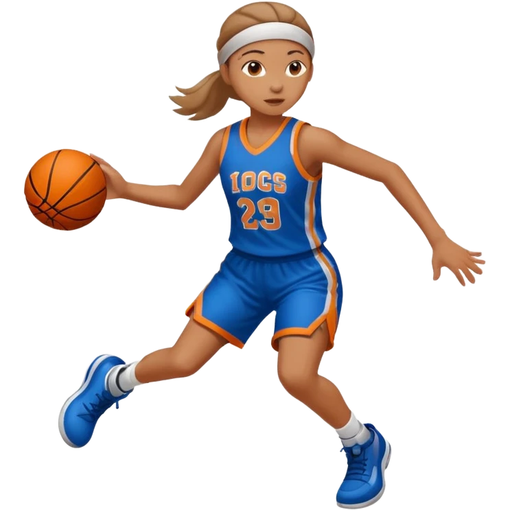 basketball playing girl emoji