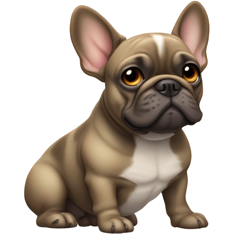 French bulldog emoji