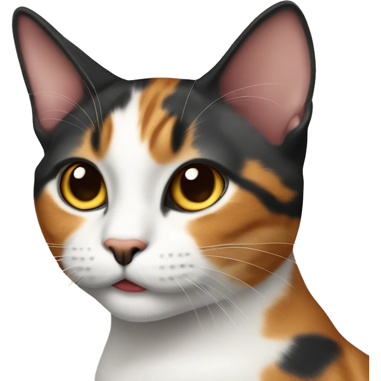 Coquette Calico Cat emoji