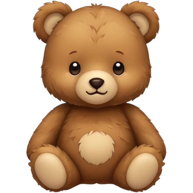 Cute flat-style teddy bear icon for infant daycare. i want to feel safe when see that teddy
 emoji
