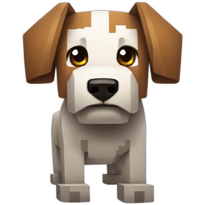 Minecraft Dog emoji