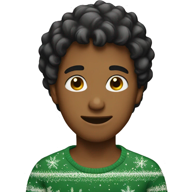 A christmas boy things emoji