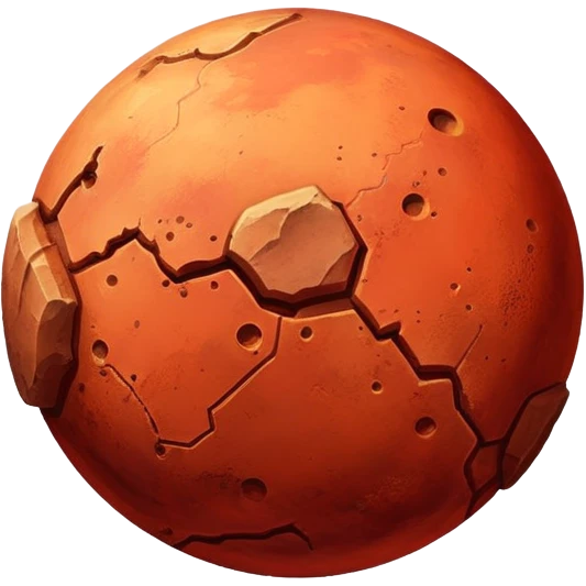 red planet Mercury emoji